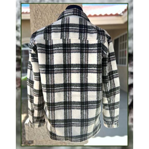Blank NYC Mens Oversize 30% Wool Plaid Jacket Size M - Picture 4 of 7